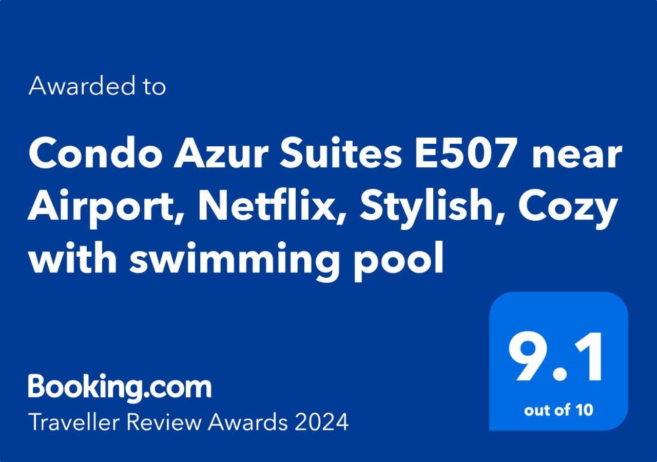 Condo Azur Suites E507 Near Airport, Netflix, Stylish, Cozy With Swimming Pool Lapu-Lapu City Exterior foto