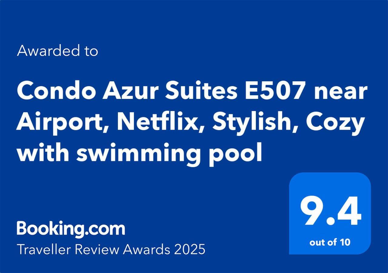 Condo Azur Suites E507 Near Airport, Netflix, Stylish, Cozy With Swimming Pool Lapu-Lapu City Exterior foto